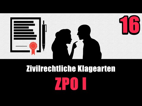 Action for performance, action for constructive negotiation & declaratory action - ZPO I 16
