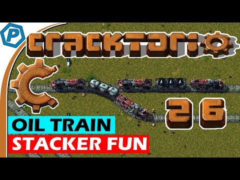 Factorio | Cracktorio 2: Crack Harder | Oil Train Stacker | 26