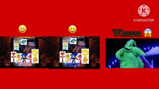 Double BCE shocking and startling Oogie Boogie