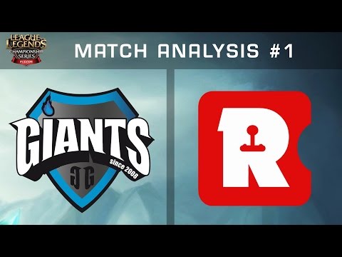 League of Legends Analysis - Reason Gaming vs. Giants - Game 1 - EU LCS Expansion Tournament