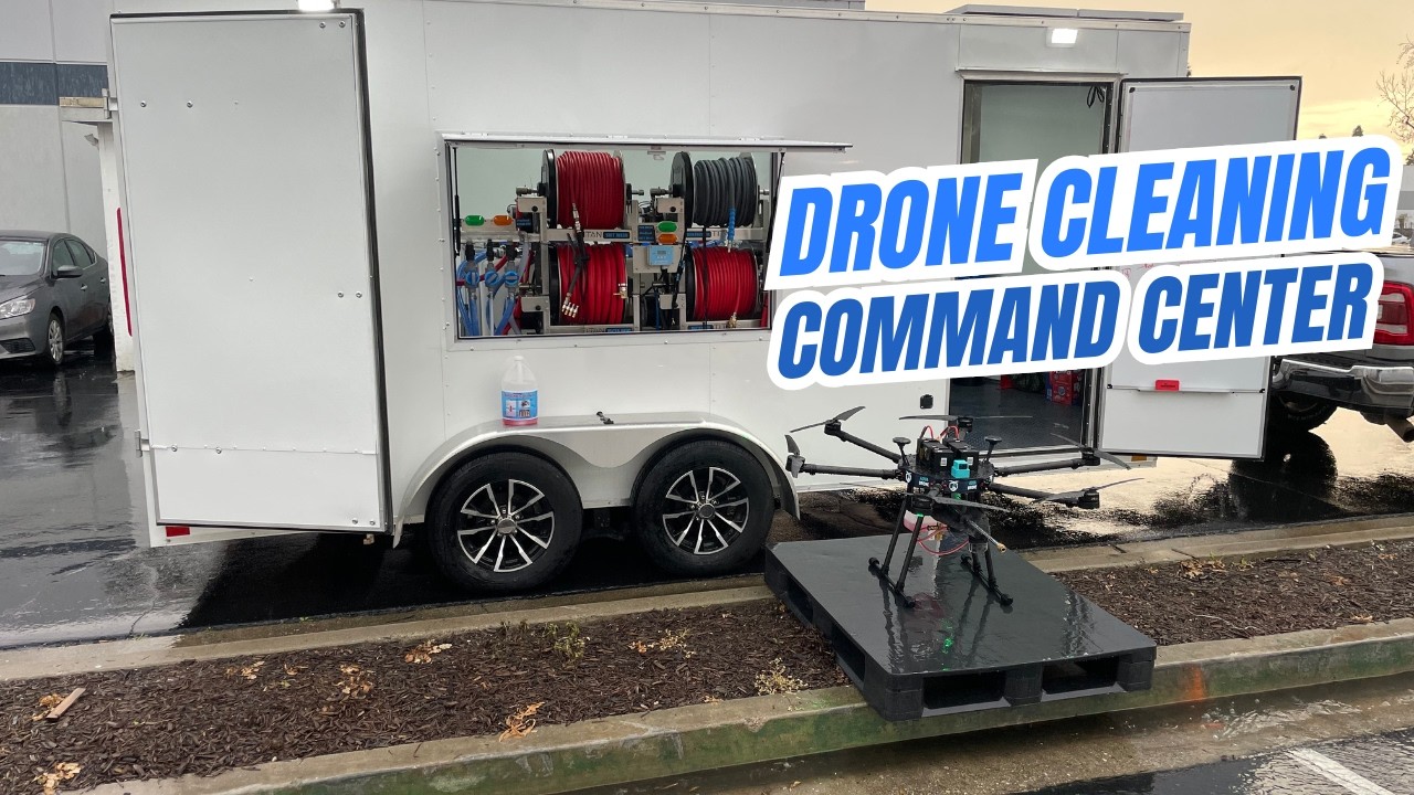 Why the ProTool Drone Trailer Is the Ultimate Mobile Drone Cleaning Command Center