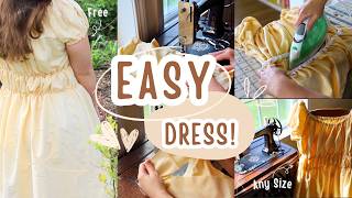 Beginner-Friendly Rectangle Dress Tutorial | Easy DIY Dress