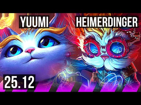 YUUMI & Zeri vs HEIMERDINGER & Swain (SUP) | 4/1/31 | KR Diamond | 25.12
