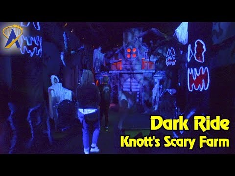 Dark Ride haunted house walkthrough at Knott's Scary Farm 2017