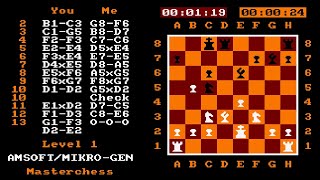 [Amstrad CPC] Masterchess - Longplay