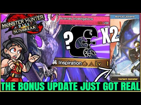 New Bonus Update Reveal - Inspiration Skill is OP & 2nd New Monster? - Monster Hunter Rise Sunbreak!