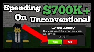 Spending $700,000+ On Roblox unConventional (God Tier !!) | Roblox unOrdinary