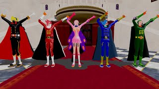 《MMD》VSパレパレード《ワンピース》