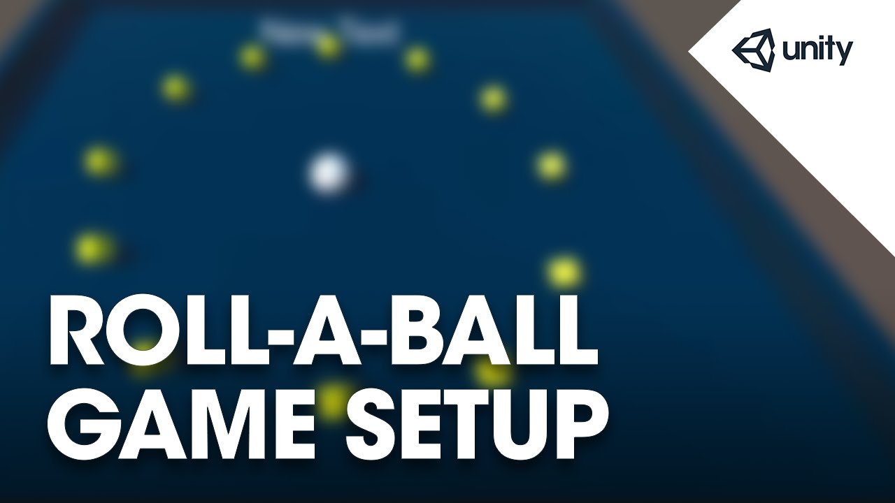 Unity 5 - Roll a Ball game - 1 of 8: Setting up the Game - Unity Official Tutorials - YouTube