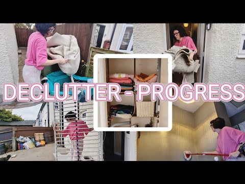 DECLUTTER - PROGRESS!! 💪 #declutter #decluttering #hoarding #messyhouse 