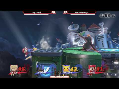 Dairantou #2 Smash 4 Doubles WF   Big D Zak VS MaTA Zerango