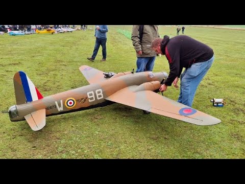 VICKERS WELLINGTON BOMBER WW2 RC DISPLAY - 2 x ZENOAH 26cc - NLMFC - 2025