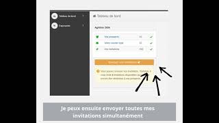 Tuto e-invitation espace exposants