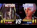 SF6 HOTDOG29 1 Ranked M Bison Vs DOGURA 1 Ranked Elena High Level Gameplay