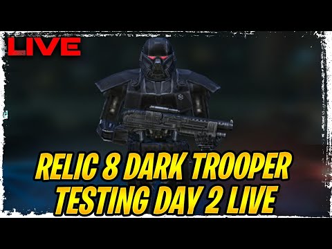 RELIC 8 DARK TROOPER TESTING DAY 2 LIVE - 0 LAG ISSUES GURANTEED - STREAM #2 OF THE DAY