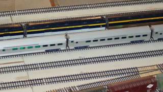 preview picture of video 'Chi-Town Union Station O-Scale Railroad (Commerce Twp, Michigan)'