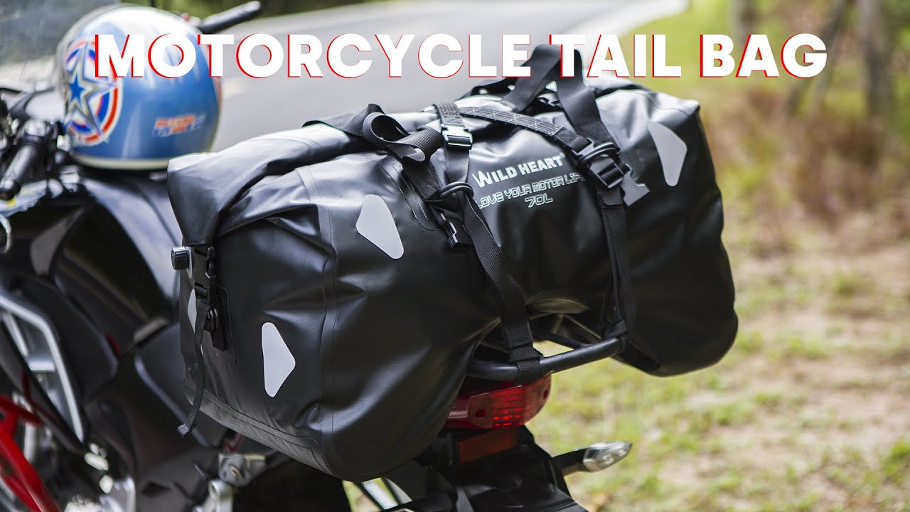 WILD HEART Motorcycle Tail bag 70L