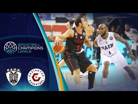 PAOK v Gaziantep - Full Game - Basketball Champions League