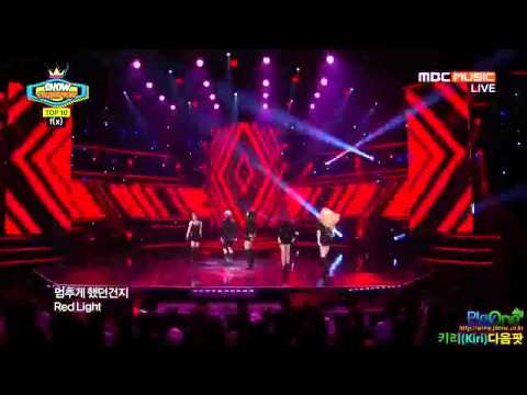 140716 f(x) - Red Light @ Show Champion [1st WIN!] LIVE