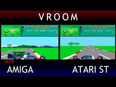 Amiga 500 V Atari ST - Vroom