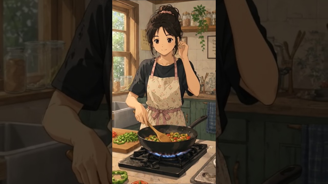 #short #viral Cooking Maggie for🍱🍜 Family #cooking#aesthetic #ghiblistyle#foodasmr #thalapathysong