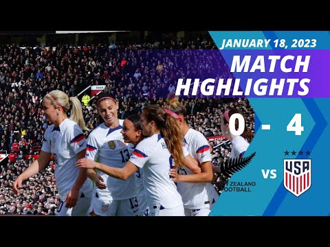 USWNT 4-0 New Zealand Jan 18 2023 | EXTENDED HIGHLIGHTS | #alexmorgan #uswnt #ussoccer