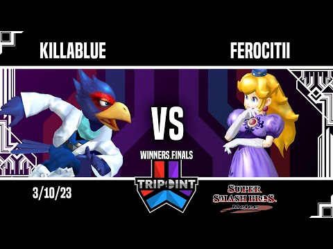 Tripoint Smash 182 - Winners Finals - Killablue (Falco) Vs. Ferocitii(Peach)