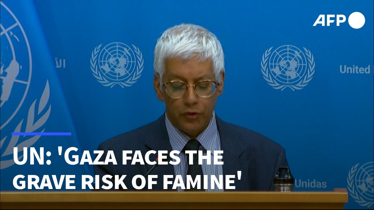 'Gaza faces the grave risk of famine' warns UN, after latest report | AFP