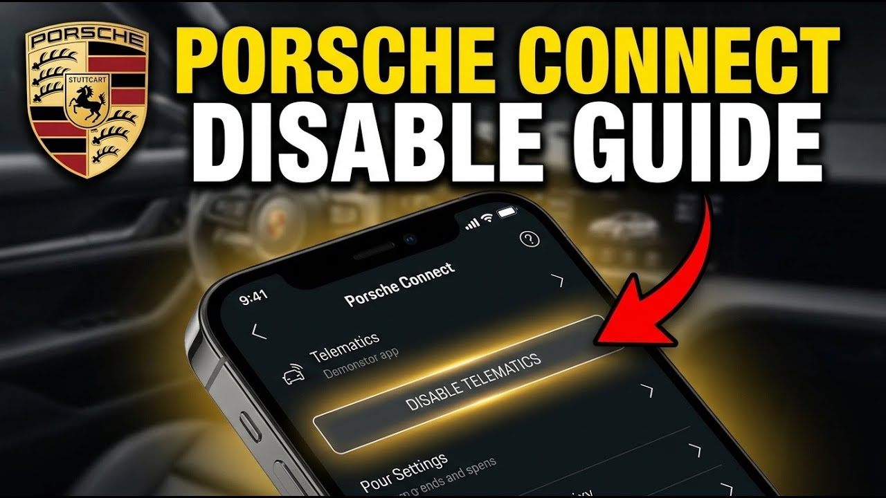 How to disable Porsche Connect Telematics - Full Guide