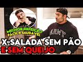 X-SALADA SEM E PÃO E SEM QUEIJO - SALVA A DIETA!!!