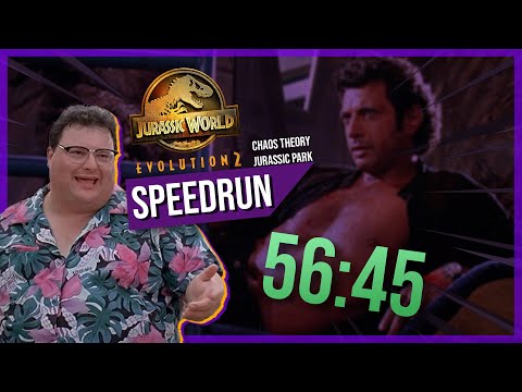 Jurassic World Evolution 2: Chaos Theory - Jurassic Park Speedrun [56:45]