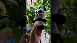 Meet the cuddliest crochet panda! I&#39;m obsessed with how adorable this lil guy turned out! #toocute