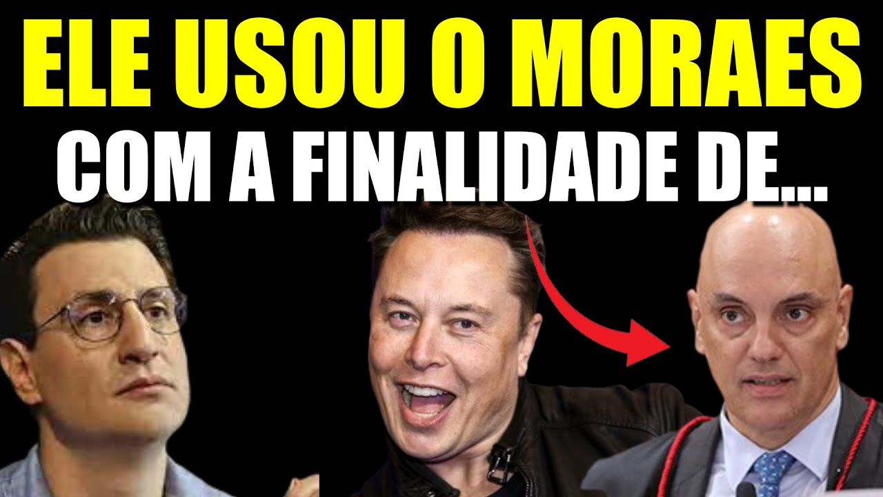 POUCA GENTE OU QUASE NINGUEM ENTENDEU QUE ELE USOU O MORAES PARA...