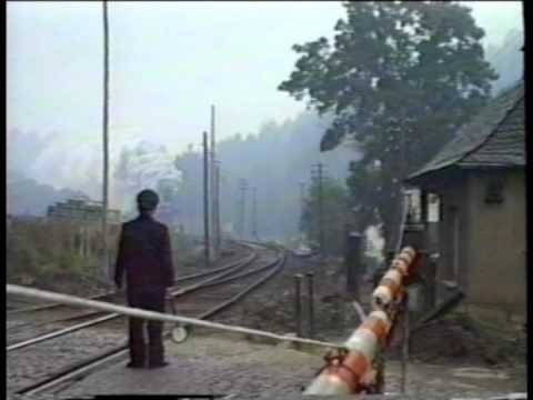 DDR  1987 Dampflok 50 3646-2 kurz vor Dittersdorf