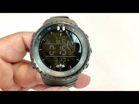 Led sports digital watch