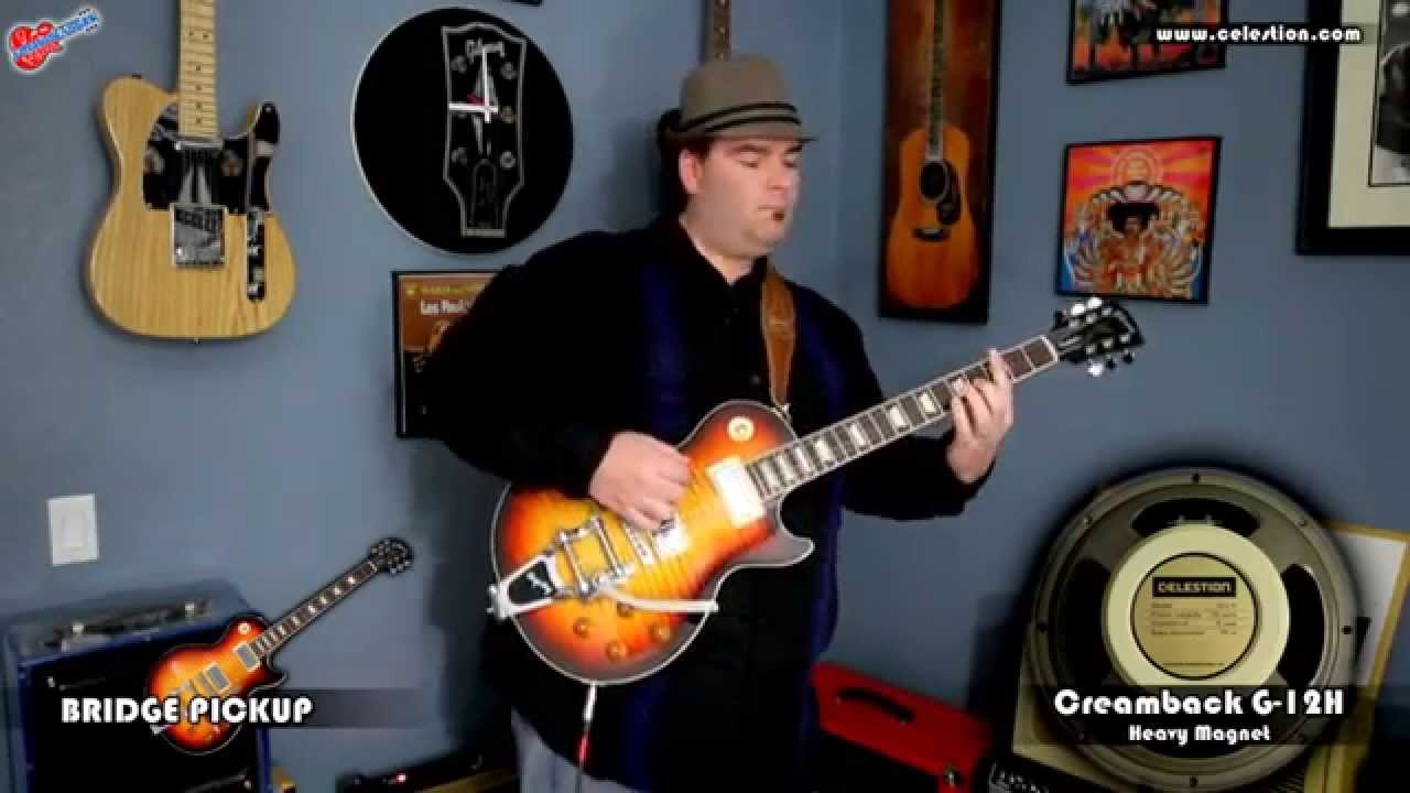 Celestion Guitar Speaker Shootout -Dirty Channel- V-Type, Creamback G12-H, Gold Alnico by Scott Sill - YouTube