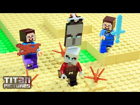Titan Pictures - Lego Minecraft - Clan Wars | Villager vs Pillager | Episode 3 - The Uprising