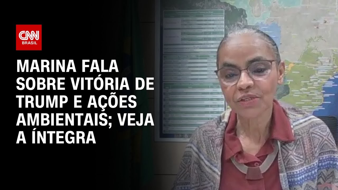 Marina fala sobre vitória de Trump e ações ambientais; Veja na íntegra | BASTIDORES CNN