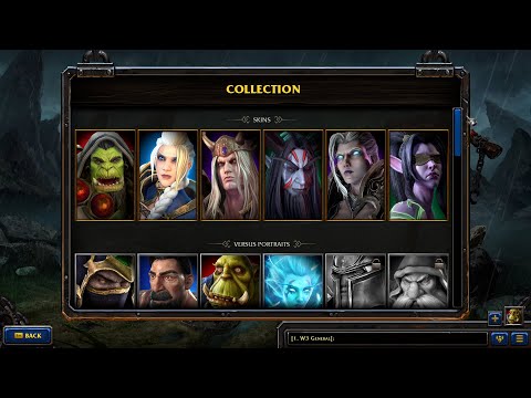 Warcraft III: Reforged Beta - Collections Tab Available