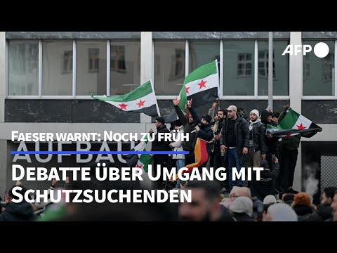 Debatte über Umgang mit syrischen Schutzsuchenden hat begonnen | AFP