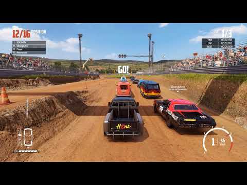 Wreckfest All Gold Walkthrough gameplay part 2 - 4K No Commentary