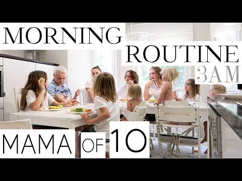 MY MORNING ROUTINE with 10 CHILDREN ( PART 3/3 )