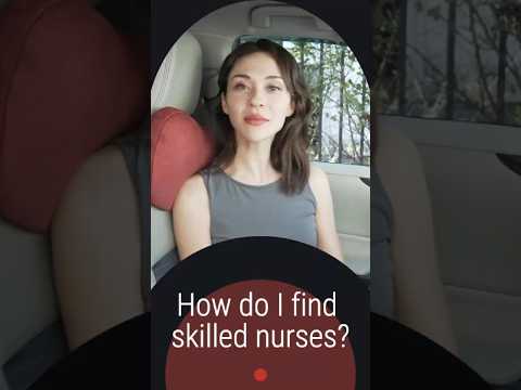 How do I find skilled nurses with #AI?