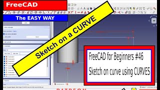 FreeCAD for Beginners #46 Sketch on a face #freecad #cad