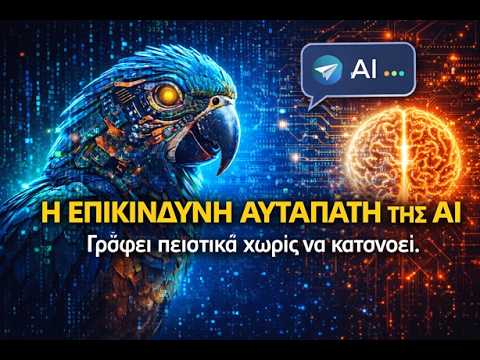 Γιατί η Τεχνητή Νοημοσύνη Δεν Καταλαβαίνει Ποτέ Τι Λέει — Και Γιατί Αυτό Είναι Επικίνδυνο