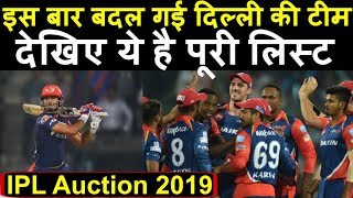 IPL Auction 2019: Delhi Capitals की ये है पूरी लिस्ट, अभी देखें | Headlines Sports