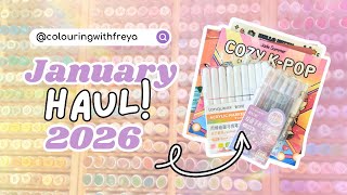 BIG Colouring Books & Supplies Haul January 2026 - Languo, Guangna, Jade Summers, Vivi Tinta & more!