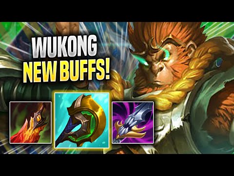 KOREAN CHALLENGER TRIES WUKONG WITH NEW BUFFS! - Korean Challenger Plays Wukong TOP vs Akali!