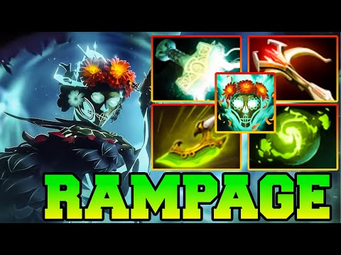 Muerta Dota 2 One Hit Build Rampage Carry Meta Pro Gameplay Build Guide 7.34