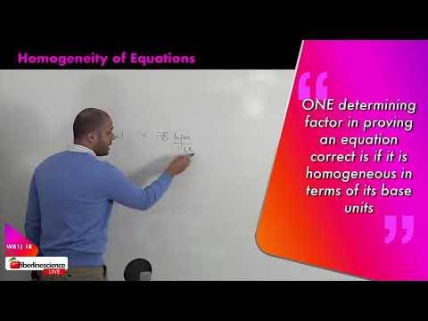 03.3 What is Homogeneity in Physics?